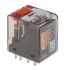 TE Connectivity, 230V ac Coil Non-Latching Relay 4PDT, 6A Switching Current PCB Mount, 4 Pole, PT570730 9-1419111-1