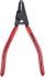 Knipex Chrome Vanadium Steel Snap Ring Pliers Circlip Pliers, 125 mm Overall Length
