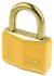 ABUS XR0084Y 40 All Weather Brass Safety Padlock 40mm