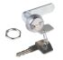 Euro-Locks a Lowe & Fletcher group Company Stainless Steel Camlock, 22mm Panel-to-Tongue, 19.1 x 16mm Cutout, Key Unlock