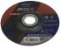 Norton Cutting Disc Aluminium Oxide Cutting Disc, 125mm x 3.2mm Thick, P24 Grit, BDX, 5 in pack