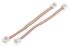 Molex 1.27mm 4 Way Female Picoflex IDC to Female Picoflex IDC Flat Ribbon Cable, Grey Sheath, 100mm Length