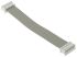 Molex 1.27mm 10 Way Female Picoflex IDC to Female Picoflex IDC Flat Ribbon Cable, Grey Sheath, 100mm Length
