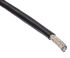 3M 1.27mm 10 Way Round Ribbon Cable, Black Sheath, 11.4 mm Width, 30m Length