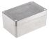 Caja Hammond de Aluminio Presofundido Natural, 125.4 x 80.4 x 58.8mm, IP66, Apantallada