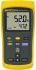 Fluke 52 II Wired Digital Thermometer for Industrial Use, E, J, K, T Probe, 2 Input(s), +1372°C Max, ±0.3 K Accuracy