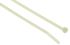 HellermannTyton Cable Tie, Inside Serrated, 390mm x 4.7 mm, Natural Polyamide 6.6 (PA66), Pk-100