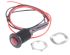 Oxley Red Panel Mount Indicator, 10.2mm Mounting Hole Size, Lead Wires Termination