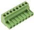 TE Connectivity 8-Way PCB Terminal Block, 15A, Screw Down Terminals, 30 → 12 AWG, Cable Mount