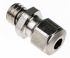 SES Sterling A1 Series Metallic Nickel Plated Brass Cable Gland, M6 Thread, 2.5mm Min, 3mm Max, IP68, IP69K