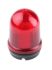 Werma BM 827 Series Red Flashing Beacon, 24 V ac/dc, Surface Mount, Incandescent Bulb