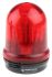 Werma BM 828 Series Red Flashing Beacon, 230 V ac, Base Mount, Xenon Bulb, IP65