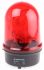 Werma BM 884 Series Red Rotating Beacon, 230 V ac, Surface Mount, Incandescent Bulb