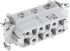 EPIC Heavy Duty Power Connector Insert, 35A, Female, H-BS Series, 6 Contacts