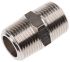 Legris LF3000 Series Straight Threaded Adaptor, R 3/8 Male to R 3/8 Male, Threaded Connection Style