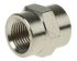 Legris LF3000 Series Straight Threaded Adaptor, G 1/8 Female to G 1/8 Female, Threaded Connection Style