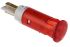 Signal Construct Red Panel Mount Indicator, 24 → 28V, 10mm Mounting Hole Size