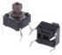 Brown Button Tactile Switch, Single Pole Single Throw (SPST) 50 mA @ 12 V dc 3.8mm