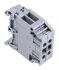 Entrelec Distribution Block, 2 Way, 4mm², 32A, 800 V, Grey