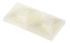 HellermannTyton Self Adhesive Natural Cable Tie Mount 13 mm x 13mm, 2.7mm Max. Cable Tie Width
