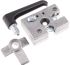 Bosch Rexroth Die Cast Zinc, Galvanised Steel Door Lock, 8mm Slot, 30 mm, 45 mm Strut Profile