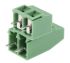 Phoenix Contact MKKDSN 1.5/2-5.08 Series PCB Terminal Block, 4-Contact, 5.08mm Pitch, Through Hole Mount, 2-Row, Screw