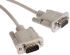 Roline Male 9 Pin D-sub to Female 9 Pin D-sub Serial Cable, 10m
