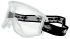 Bolle ATTACK, Scratch Resistant Anti-Mist Safety Goggles with Clear Lenses