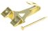 RS PRO Steel Brass Plated Angle Drive Hook