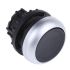 Eaton M22 Series Black Round No Push Button Head, Momentary Actuation, 22mm Cutout