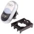 Cabezal de pulsador Eaton serie RMQ Titan M22, Ø 22mm, de color Negro/Blanco, Doble, Momentáneo, IP66