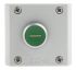 Eaton Momentary Enclosed Push Button - SPDT, Plastic, 1 Cutouts, Green, I, IP69K