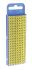 HellermannTyton WIC2 Snap On Cable Markers, Yellow, Pre-printed "-; +; A; E; Earth; L; N; R; S; T", 2.8 → 3.8