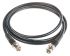 TE Connectivity Male BNC to Male BNC Coaxial Cable, 1.5m, RG59 Coaxial, Terminated