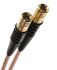 TE Connectivity Male SMB to Male SMB Coaxial Cable, RG316, 50 Ω, 500mm