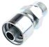 BSP 1/2 Male Straight Steel Crimped Hose Fitting, 275 bar