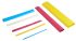 RS PRO Adhesive Lined Heat Shrink Tubing, Blue, Red, White, Yellow 3mm Sleeve Dia. x Assortment Length 3:1 Ratio