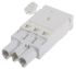 Wieland GST18i3 Series Mini Connector, 3-Pole, Male, Cable Mount, 16A, IP40