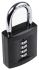 ABUS XR0158 50 All Weather Steel Combination Padlock 52mm