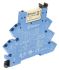Finder 38 Series Interface Relais 24V ac/dc, 1-poliger Wechsler DIN-Schienen 250V ac