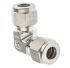 Parker Stainless Steel Pipe Fitting, 90° Elbow