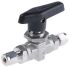 Parker Stainless Steel 2 Way, Ball Valve, 1/4in