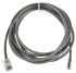 RS PRO Male RJ11 to Male BT Telephone Extension Cable, Grey Sheath, 3m