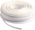 Nexans 2 Core 0.75 mm² Mains Power Cable, White Polyvinyl Chloride PVC Sheath 25m, 6 A 300 V, 2182Y H03VVH2-F
