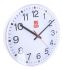 RS PRO White Analog Wall Clock, 300mm Diameter