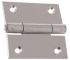Pinet Stainless Steel Butt Hinge, Screw Fixing, 60mm x 60mm x 2mm