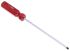 RS PRO Slotted Screwdriver, 3 mm Tip, 100 mm Blade, 155 mm Overall