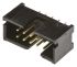 TE Connectivity AMP-LATCH Series, 2.54mm Pitch, 10 Way 2 Row Shrouded Straight PCB Header, Through Hole