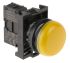 Eaton, RMQ Titan M22, Flush Mount, Rear, Surface Mount Yellow LED Indicator, 22mm Cutout, IP69K, Round, 12 → 30V