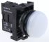 Eaton, RMQ Titan M22 White LED Pilot Light, 22mm Cutout, IP69K, Round, 12 → 30V ac/dc